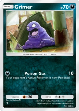 Grimer A1 Genetic Apex from Pokemon TCG Pocket (preview)