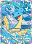 Full art Lapras A1 Genetic Apex from Pokemon TCG Pocket