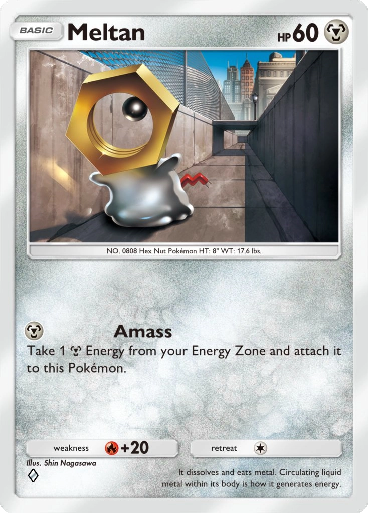 Meltan A1 Genetic Apex from Pokemon TCG Pocket