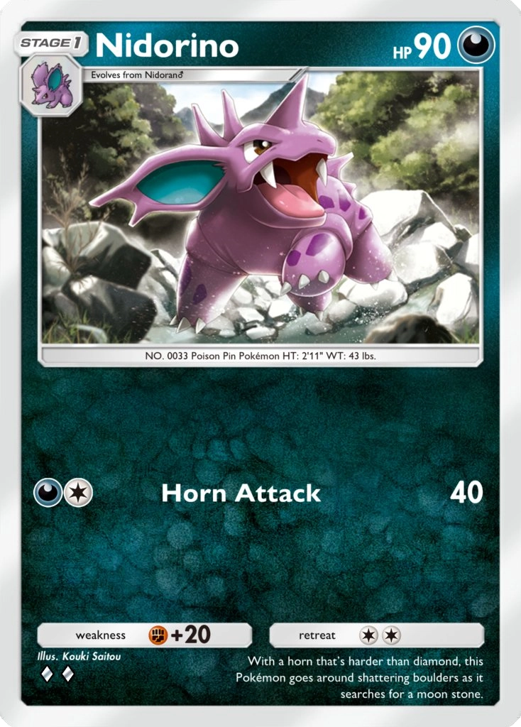 Nidorino A1 Genetic Apex from Pokemon TCG Pocket