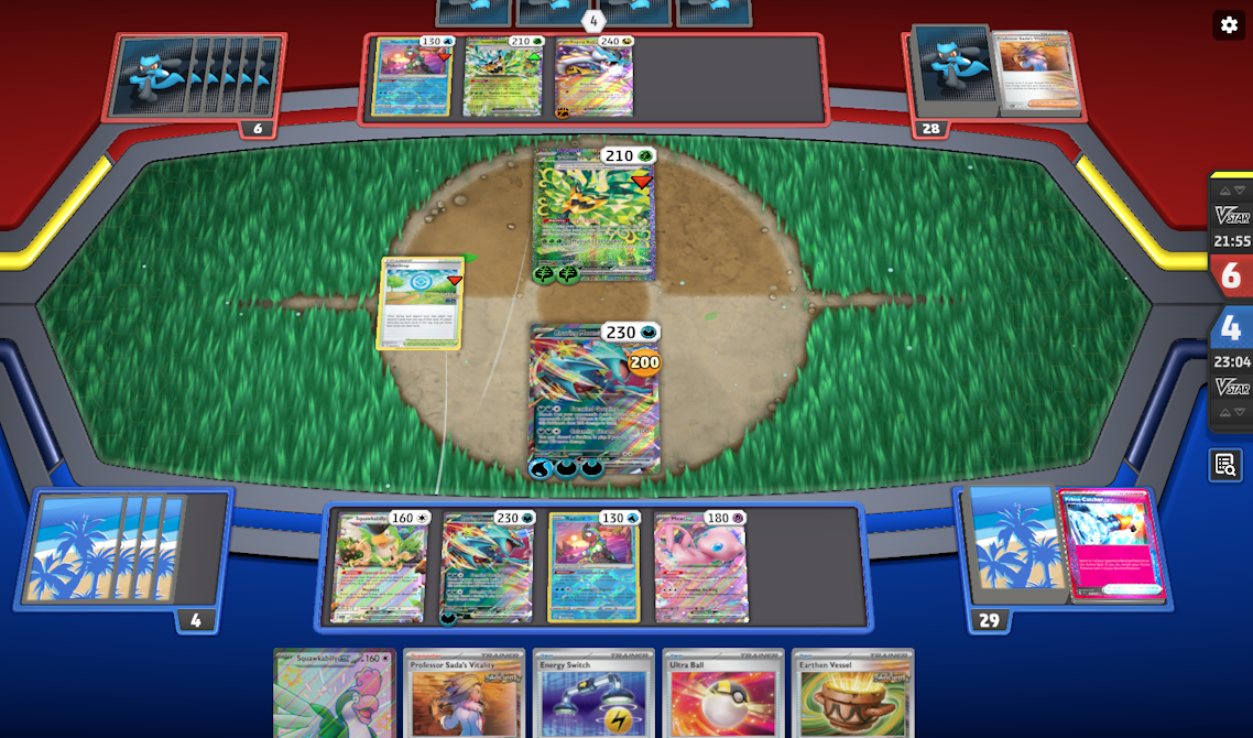 Pokémon TCG Live Interface