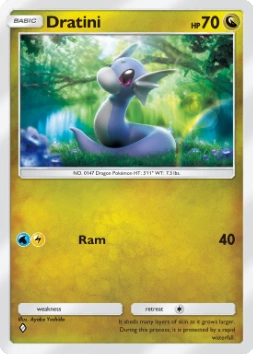 Dratini A1 Genetic Apex do Pokémon TCG Pocket (pré-visualização)