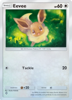 Eevee A1 Genetic Apex do Pokémon TCG Pocket (pré-visualização)