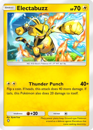 Electabuzz A1-101 Genetic Apex from Pokémon TCG Pocket