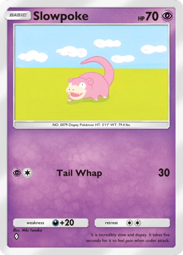 Slowpoke A1-118 Genetic Apex from Pokemon TCG Pocket