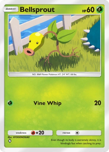 Bellsprout A1-18 Genetic Apex from Pokemon TCG Pocket