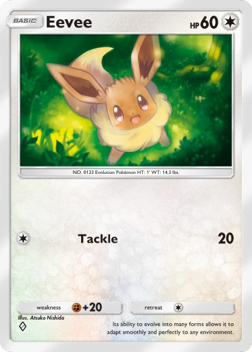 Eevee A1-206 Genetic Apex from Pokemon TCG Pocket