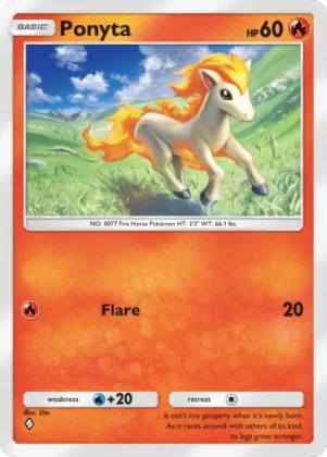 Ponyta A1-42 Genetic Apex from Pokemon TCG Pocket