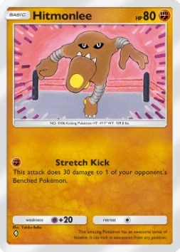 Hitmonlee A1 Genetic Apex from Pokemon TCG Pocket (preview)