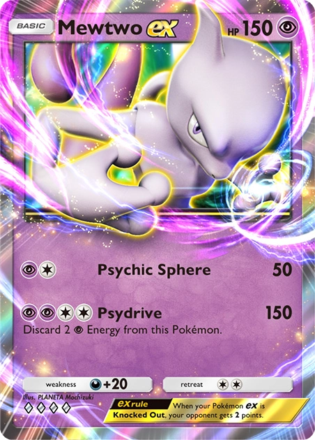 Mewtwo ex A1 Genetic Apex from Pokemon TCG Pocket