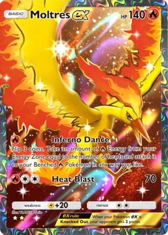 Moltres A1 Genetic Apex from Pokemon TCG Pocket (preview)