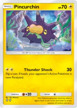 Pincurchin A1 Genetic Apex from Pokemon TCG Pocket (preview)