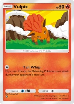 Vulpix A1 Genetic Apex from Pokemon TCG Pocket (preview)