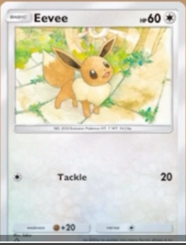 Eevee alt art A1 Genetic Apex from Pokemon TCG Pocket (preview)