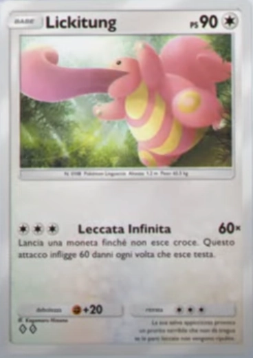 Lickitung A1 Genetic Apex from Pokémon TCG Pocket (preview)