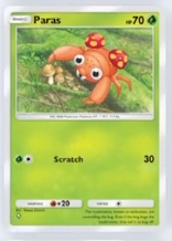 Paras A1 Genetic Apex from Pokemon TCG Pocket (preview)