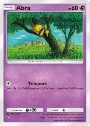 Abra A1-115 Genetic Apex from Pokemon TCG Pocket