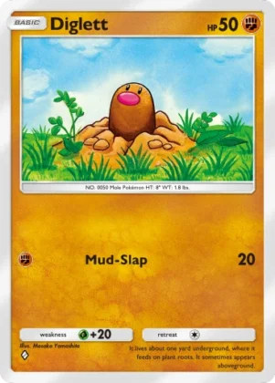 Diglett A1-139 Genetic Apex from Pokémon TCG Pocket (preview)