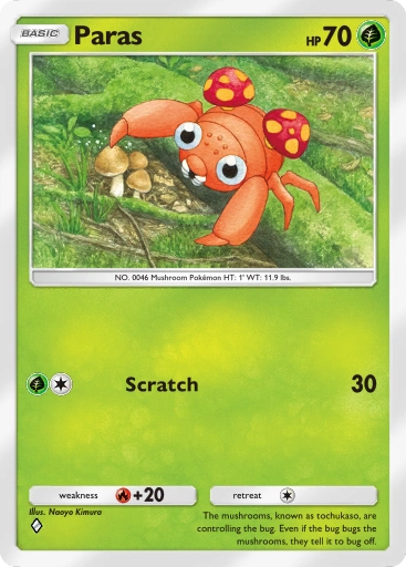 Paras A1-14 Genetic Apex from Pokemon TCG Pocket