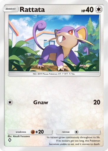 Rattata A1-189 Genetic Apex from Pokemon TCG Pocket