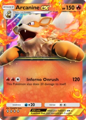 Arcanine ex A1-41 Genetic Apex from Pokemon TCG Pocket