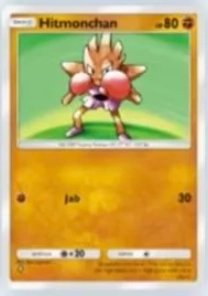 Hitmonchan A1 Genetic Apex from Pokémon TCG Pocket (preview)