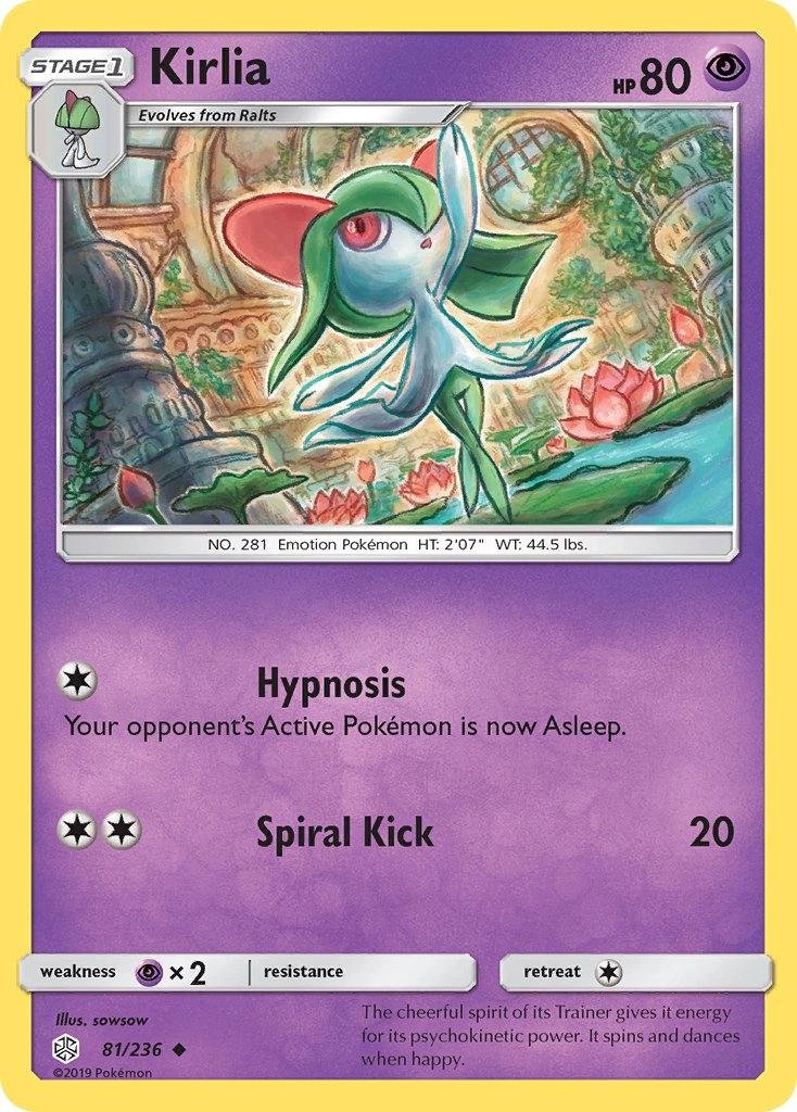 Kirlia Cosmic Eclipse (TCG, 2019)