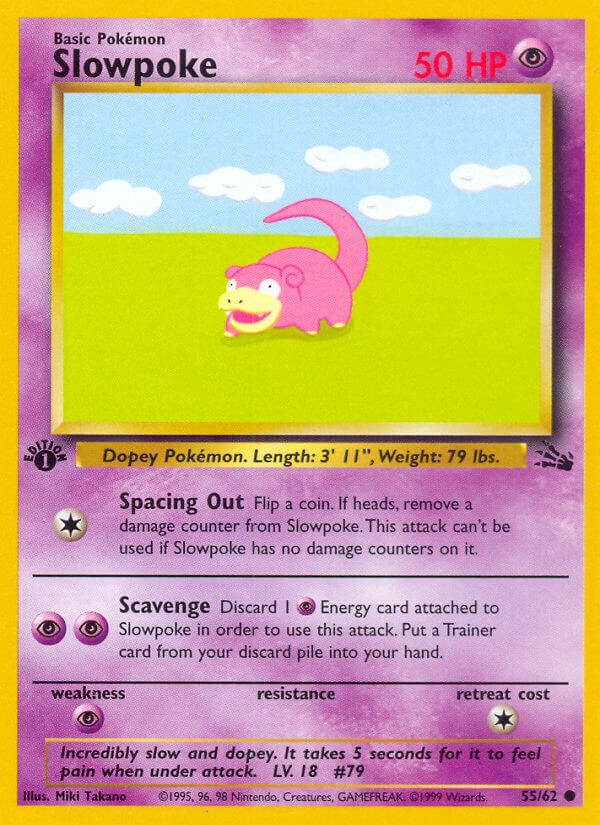 Slowpoke Fossil (TCG, 1997)