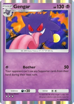 Gengar A1-122 Genetic Apex from Pokemon TCG Pocket