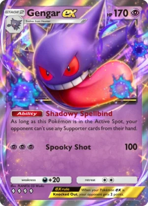 Gengar ex A1-122 Genetic Apex from Pokémon TCG Pocket