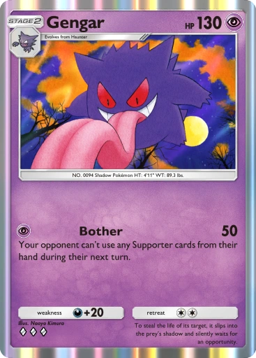 Gengar A1-122 Genetic Apex from Pokemon TCG Pocket