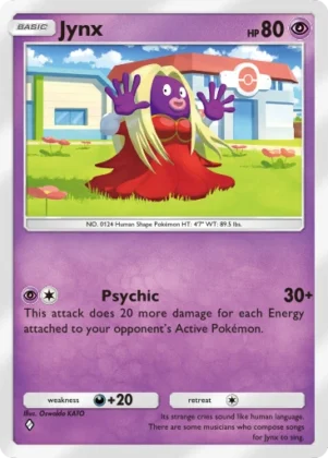 Jynx A1-127 Genetic Apex from Pokemon TCG Pocket