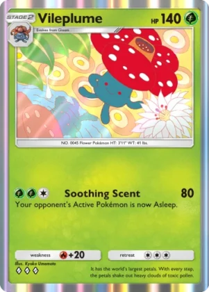 Vileplume A1-13 Genetic Apex from Pokemon TCG Pocket