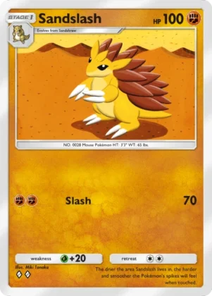 Sandslash A1-138 Genetic Apex from Pokemon TCG Pocket