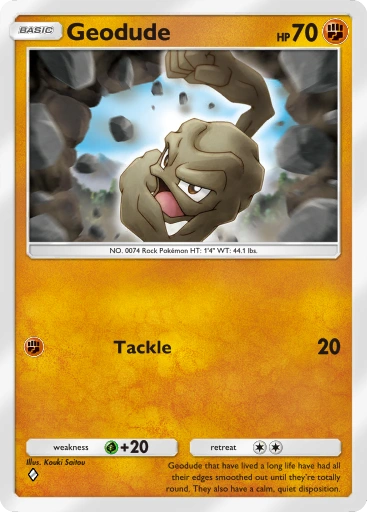 Geodude A1-147 Genetic Apex from Pokemon TCG Pocket