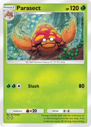 Parasect A1-15 Genetic Apex from Pokemon TCG Pocket