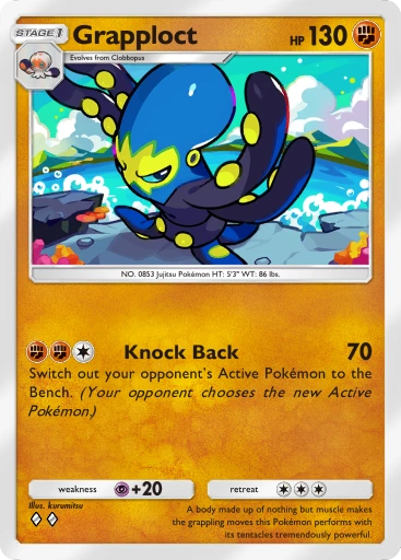 Grapploct A1-163 Genetic Apex from Pokemon TCG Pocket