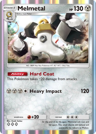 Melmetal A1-182 Genetic Apex from Pokemon TCG Pocket