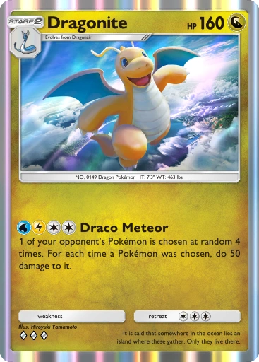 Dragonite A1-185 Genetic Apex from Pokemon TCG Pocket