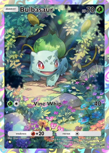 Bulbasaur A1-227 Genetic Apex from Pokemon TCG Pocket