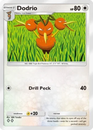 Dodrio A1-200 Genetic Apex from Pokemon TCG Pocket