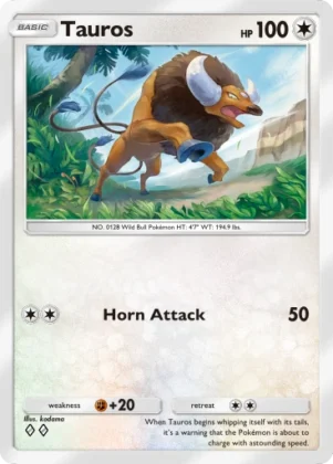 Tauros A1-204 Genetic Apex from Pokemon TCG Pocket