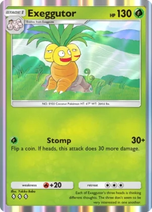 Exeggutor A1-22 Genetic Apex from Pokemon TCG Pocket