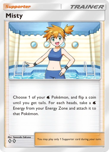 Misty A1-220 Genetic Apex from Pokemon TCG Pocket