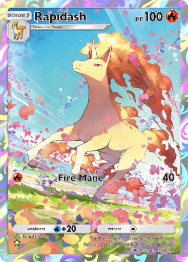 Rapidash A1-231 Genetic Apex from Pokemon TCG Pocket