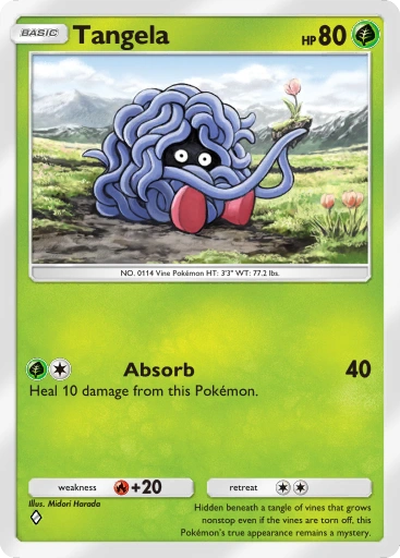 Tangela A1-24 Genetic Apex from Pokemon TCG Pocket