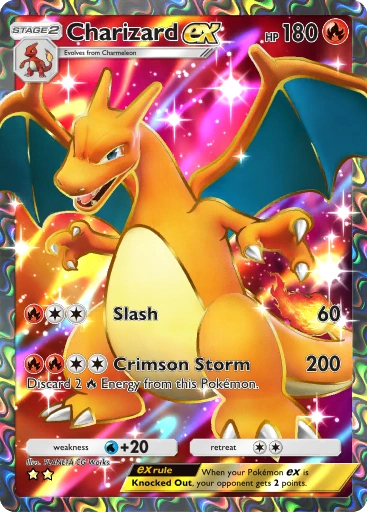 Charizard ex A1-253 Genetic Apex from Pokemon TCG Pocket