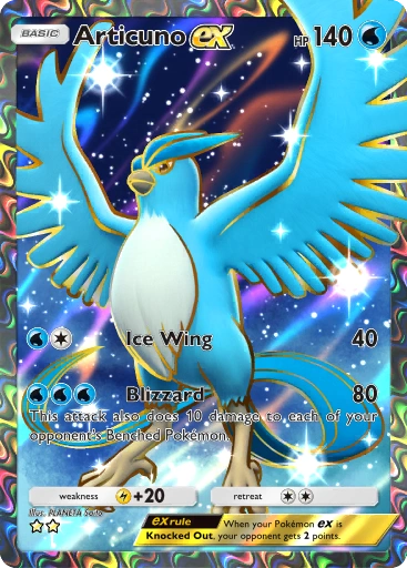 Articuno ex A1-258 Genetic Apex from Pokemon TCG Pocket