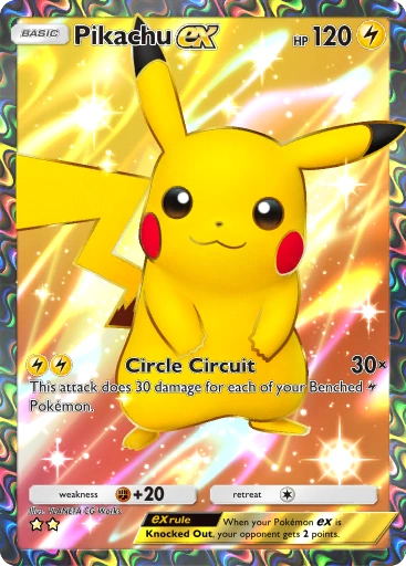 Pikachu ex A1-259 Genetic Apex from Pokemon TCG Pocket