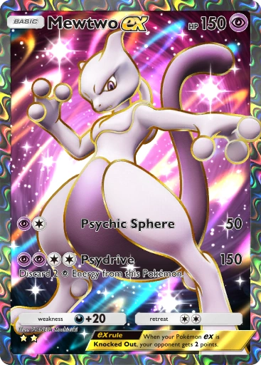 Mewtwo ex A1-262 Genetic Apex from Pokemon TCG Pocket